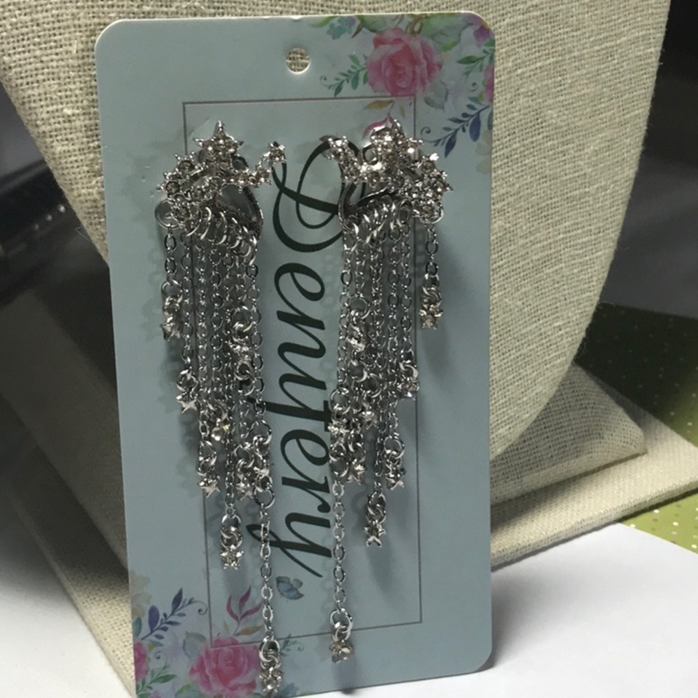 Denifery sparkling earrings/ bling